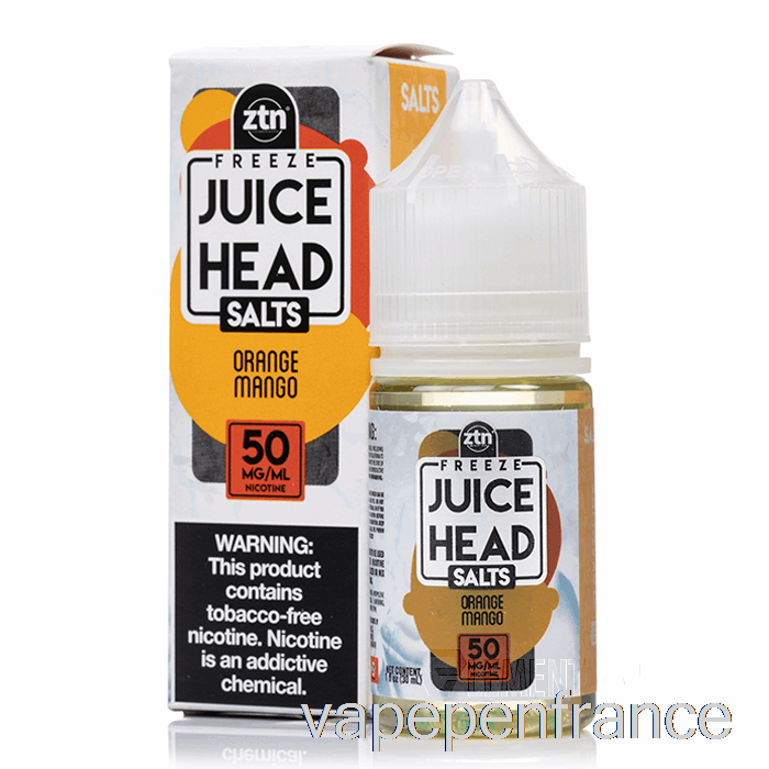 Congeler La Mangue Orange - Sels De Tête De Jus - 30 Ml 50 Mg Stylo Vape
